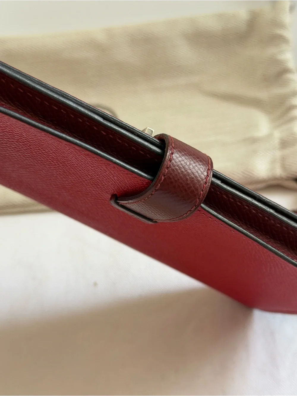 Hermes Bearn Bicolor Epsom Wallet